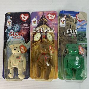 Ty McDonalds Beanie 1999 Britannia, Glory, and Erin The Bear Beanie Babies